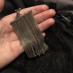 silver dangle chain bracelet